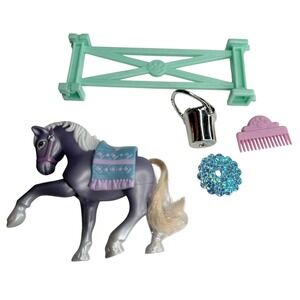 KENNER Littlest Pet Shop Horse Purple Vintage 90s Pony Kids Playset
